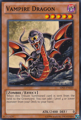 吸血ドラゴン Vampiric Dragon 日本語 Foil Vampire Dragon | Yu-Gi-Oh! Wiki | Fandom