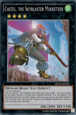 Card Gallery:Castel, the Skyblaster Musketeer | Yu-Gi-Oh! Wiki
