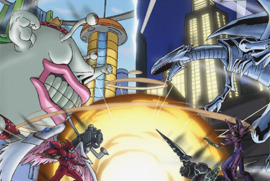 Wild west duel jaws desencadeado em anime x yugioh fusion