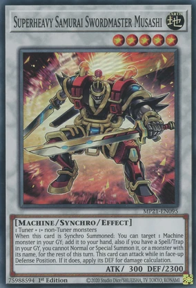 Superheavy Samurai Swordmaster Musashi | Yu-Gi-Oh! Wiki | Fandom