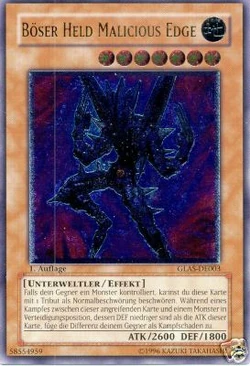 Card Gallery:Evil HERO Malicious Edge | Yu-Gi-Oh! Wiki
