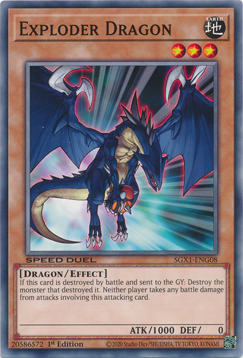 Exploder Dragon - Yugioh