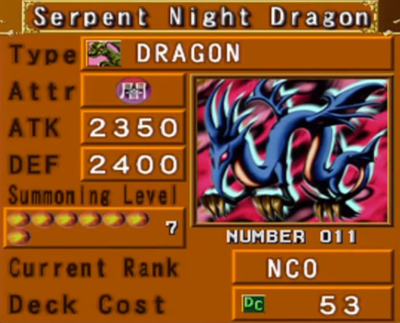 serpent dragon yugioh