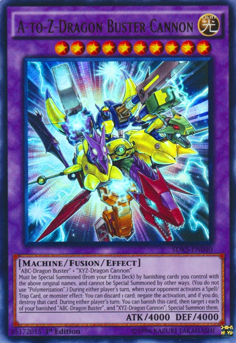 Yu-Gi-Oh! ABC Dragon Buster Set  3 Cards: Assault, Buster, Crush  Super  Rare, Near Mint