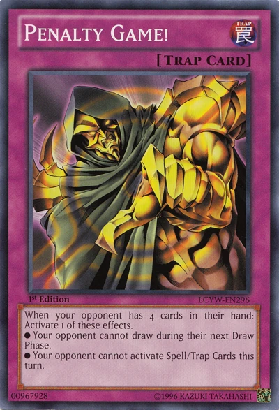 Card Errata:Penalty Game! | Yu-Gi-Oh! Wiki | Fandom