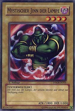 MYSTISCHER JINN DER LAMPE SR TOP RP01-DE085 YU-GI-OH MYSTISCHER JINN DER LAMPE SR TOP RP01-DE085 YU-GI-OH