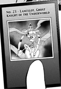 No. 23 - Lancelot, Ghost Knight of the Underworld (manga) | Yu-Gi
