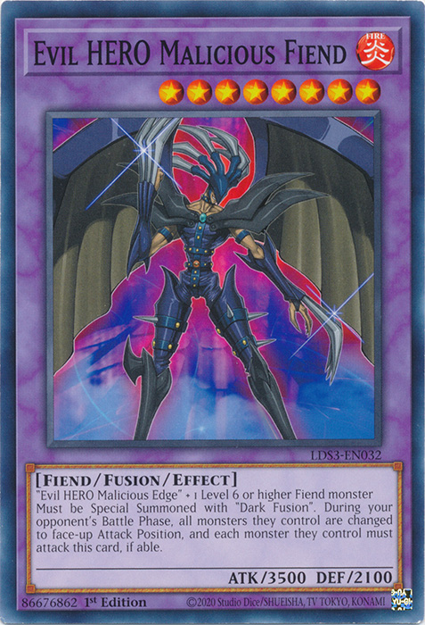 Cosmic Fear Garou. - Evil Hero Malicious Bane at Yu-Gi-Oh Master