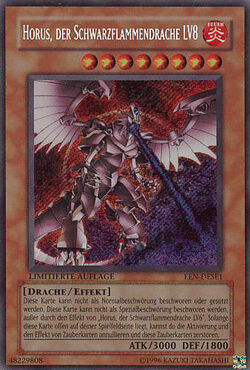  Yu-Gi-Oh! - Horus The Black Flame Dragon LV8 (EEN