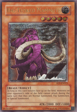 Card Gallery:Big-Tusked Mammoth | Yu-Gi-Oh! Wiki | Fandom