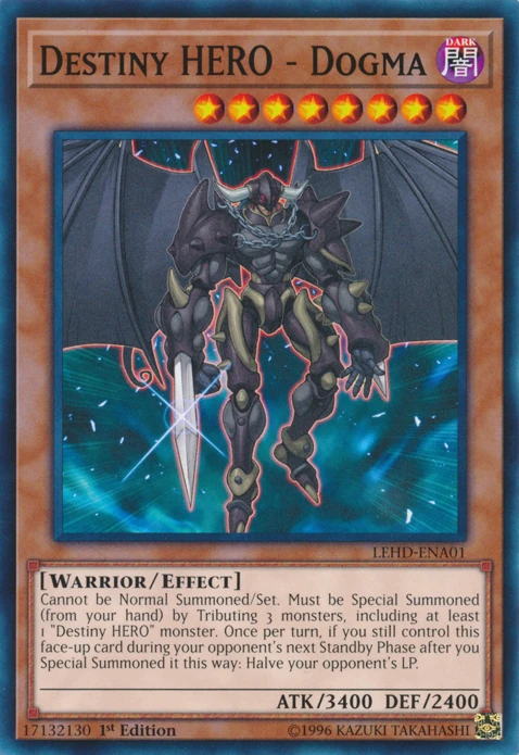 Destiny Hero Dogma Yu Gi Oh Wiki Fandom