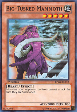 Card Gallery:Big-Tusked Mammoth | Yu-Gi-Oh! Wiki | Fandom