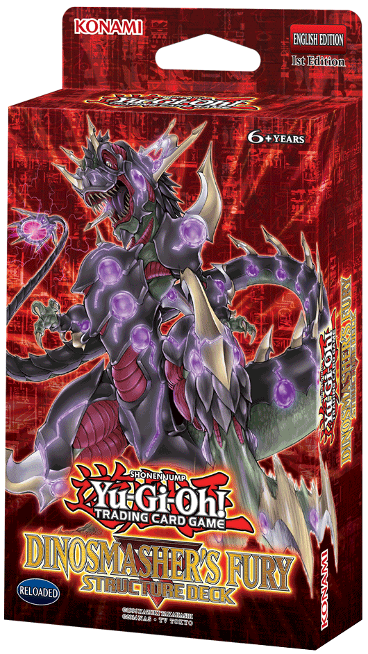 Yu-Gi-Oh Structure Deck Dinosmasher's Fury Unlimited Reprint EN 