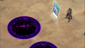 Graveyard Portal-VR.png (1.04 MB) The Graveyard's portal in VRAINS, with "Gouki Re-Match" activating its effect.