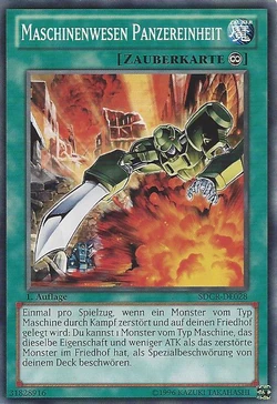 yugioh link card Machina Soldier SR10-EN010 Yu-Gi-Oh! Card main image 1