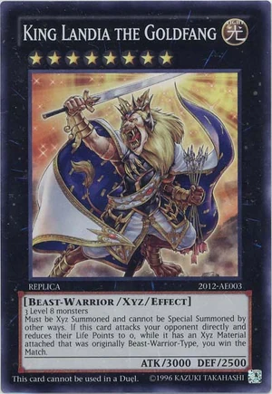 【希少未開封】金牙の王ランディアKing Landia The Goldfang King Landia the Goldfang | Yu-Gi-Oh! Wiki | Fandom