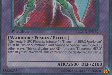 Yugioh Cards | Elemental HERO Phoenix Enforcer Ultimate Rare