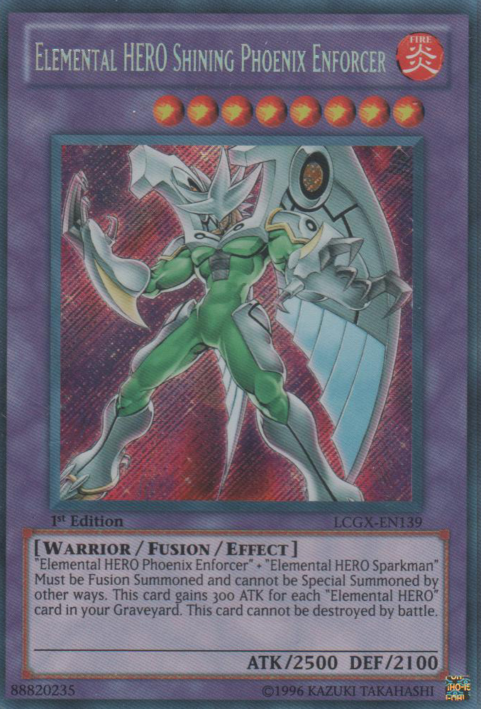 Elemental HERO Shining Phoenix Enforcer | Yu-Gi-Oh! Wiki | Fandom