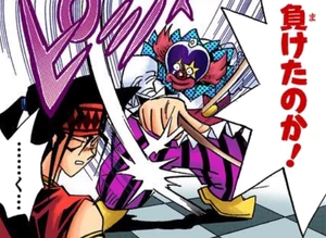 Ryuji, struck by his father