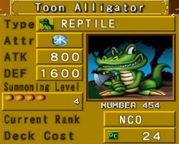 Toon Alligator Dor Yu Gi Oh Wiki Fandom