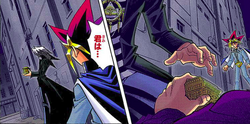 Yugi finds Dark Bakura and the thief