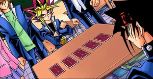Ryuji faces , in the modified version of four aces.