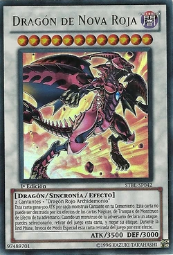yugioh cards red nova dragon Yu-Gi-Oh! - Red Nova Dragon (CT07-EN005) - 2010 Collectors Tin - Limited  Edition main image 1