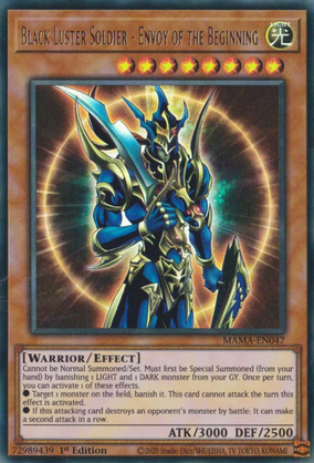 Amazon.com: YU-GI-OH! - Black Luster Soldier - Envoy of The