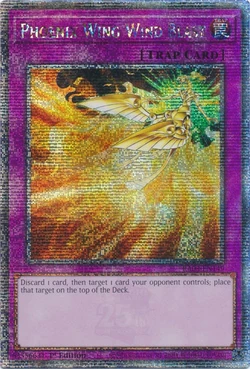 YU-GI-OH, PHOENIX WING WIND BLAST, GOLD, PGLD-EN070, 1. Edition, TOP