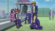 Yugi and friends discuss their futures