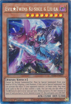 Card Gallery:Evil☆Twins Ki-sikil & Lil-la | Yu-Gi-Oh! Wiki