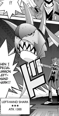 Left-Hand Shark (manga) | Yu-Gi-Oh! Wiki | Fandom