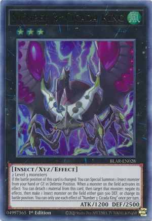Number 3: Cicada King | Yu-Gi-Oh! Wiki | Fandom