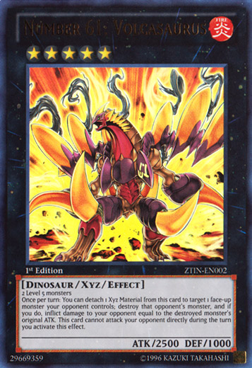 Card Errata:Number 61: Volcasaurus | Yu-Gi-Oh! Wiki | Fandom