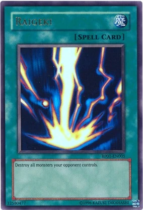 Card Errata:Raigeki | Yu-Gi-Oh! Wiki | Fandom