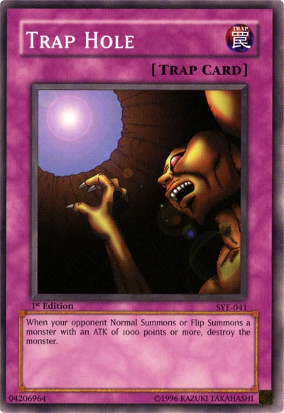 Card Errata:Trap Hole | Yu-Gi-Oh! Wiki | Fandom