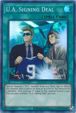 Yu-Gi-Oh! Card CROS-EN088 U.A. Signing Deal (Common) | Chaos Cards