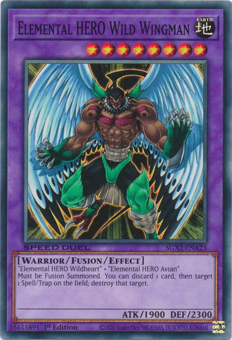 Elemental HERO Wild Wingman | Yu-Gi-Oh! Wiki | Fandom Elemental HERO Wild Wingman | Yu-Gi-Oh! Wiki | Fandom