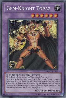 Gem-Knight Topaz | Yu-Gi-Oh! Wiki | Fandom