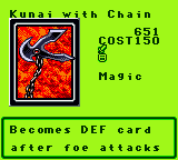 #651 "Kunai with Chain"