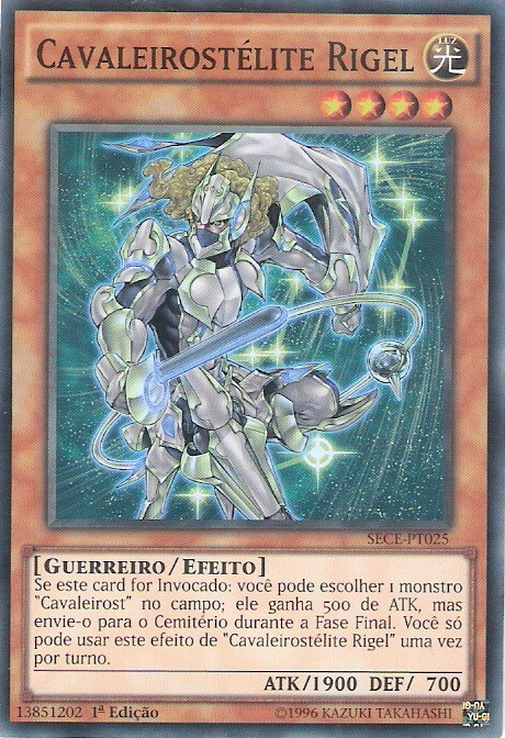 YU-GI-OH! - Satellarknight Rigel (SECE-EN025) - Secrets Of Eternity: Super Edition - Edición Ilimitada - Super Rare