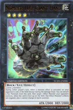 Card Gallery:Number 106: Giant Hand | Yu-Gi-Oh! Wiki | Fandom