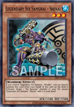 Card Gallery:Legendary Six Samurai - Shinai | Yu-Gi-Oh! Wiki | Fandom