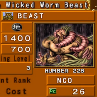 The Wicked Worm Beast Dor Yu Gi Oh Wiki Fandom See the top decks and measure the meta. the wicked worm beast dor yu gi oh