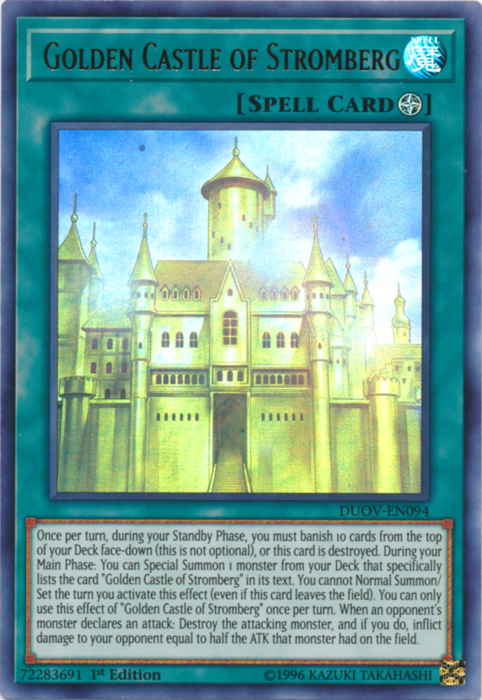  Yu-Gi-Oh! Golden Castle of Stromberg 