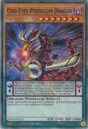 An Effect Pendulum Monster with Pendulum Effects: "Odd-Eyes Pendulum Dragon