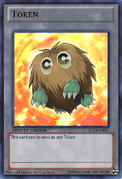 An example of the Series 8 layout on Monster Token Cards with the bar in the lore box. This is "Kuriboh Token", from Legendary Collection 3: Yugi's World.