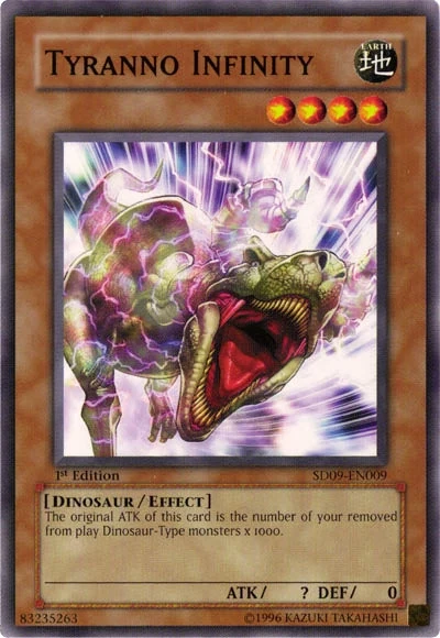Card Errata:Tyranno Infinity | Yu-Gi-Oh! Wiki | Fandom