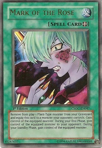 Card Errata:Mark of the Rose | Yu-Gi-Oh! Wiki | Fandom