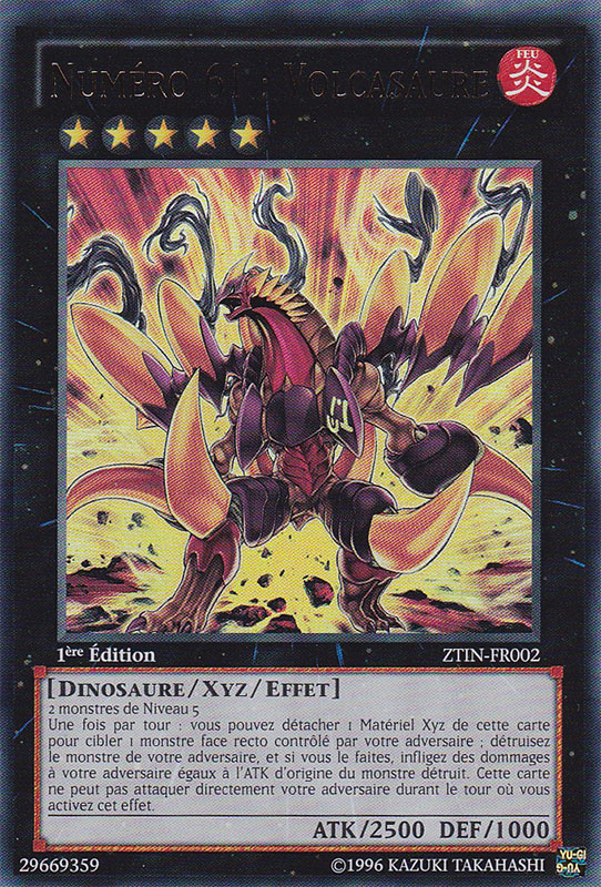 Card Errata:Number 61: Volcasaurus | Yu-Gi-Oh! Wiki | Fandom